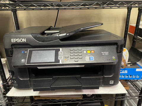 Used Epson WF-7610 printer
