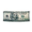 $100 Bill Silk - Titan Magic & Brain Busters Escape Rooms