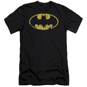 Batman - Classic Logo Distressed Premium Canvas Adult Slim Fit 30/1