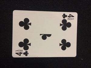 Bicycle 4 1/2 Clubs Card - Titan Magic & Brain Busters Escape Rooms