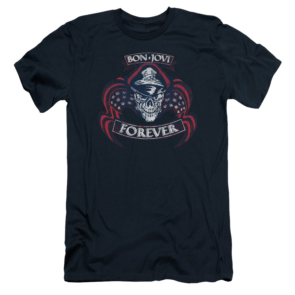 Bon Jovi - Forever Skull Short Sleeve Adult 30/1