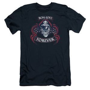 Bon Jovi - Forever Skull Short Sleeve Adult 30/1