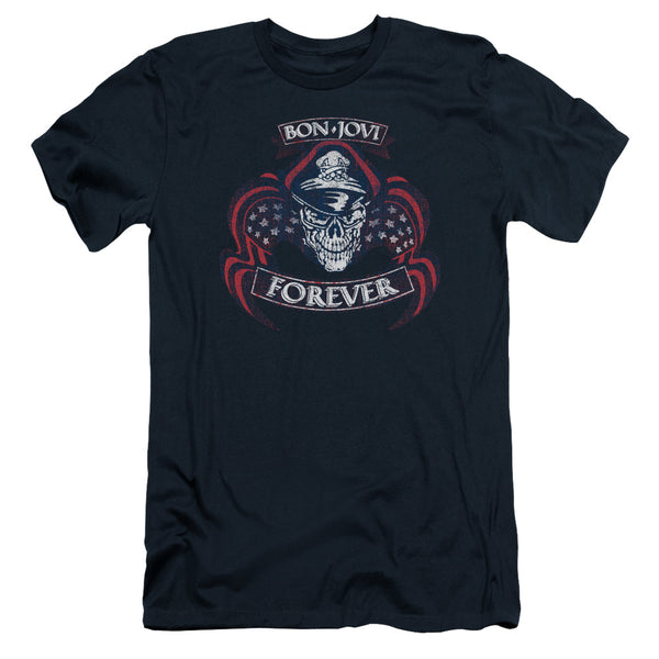 Bon Jovi - Forever Skull Short Sleeve Adult 30/1