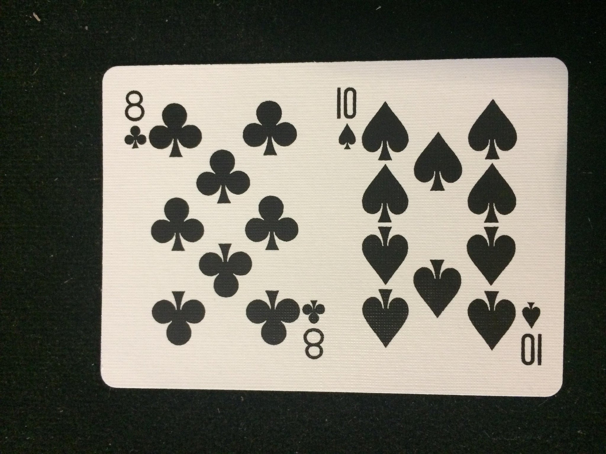 Bicycle 8 of Clubs/10 of Spades Card - Titan Magic & Brain Busters Escape Rooms