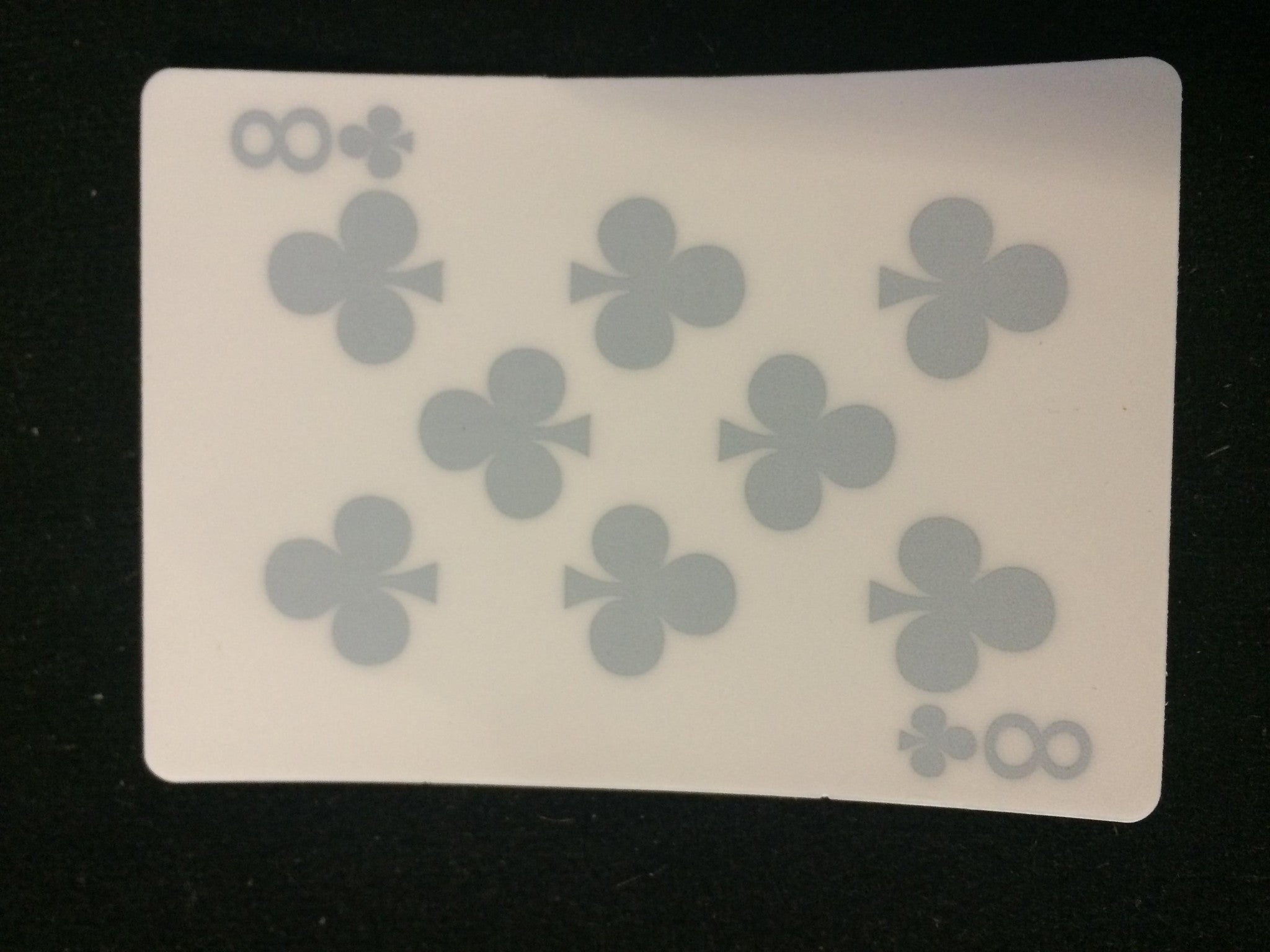 8 of Clubs Vinyl Sticker - Titan Magic & Brain Busters Escape Rooms