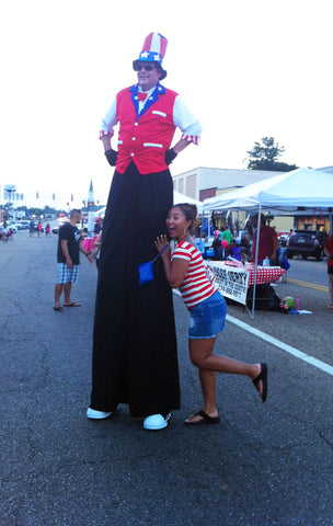 Stilt Walker - Titan Magic & Brain Busters Escape Rooms