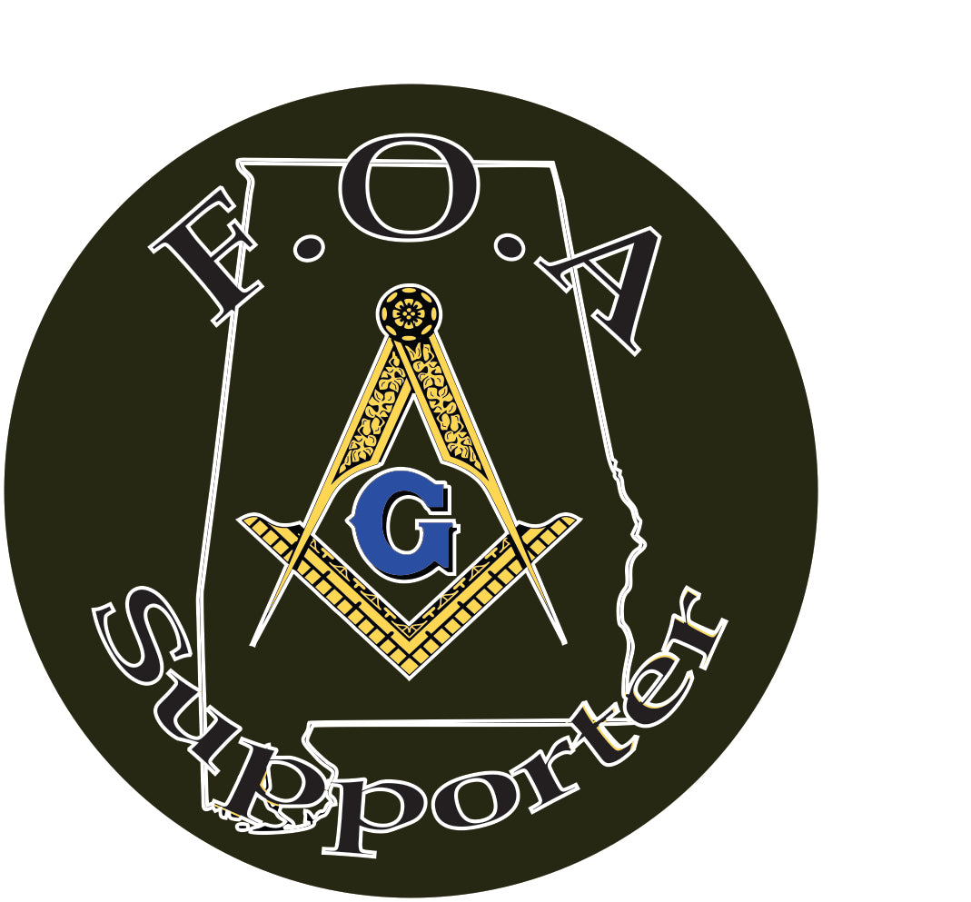 F.O.A Freemasons of Alabama Patch - Titan Magic & Brain Busters Escape Rooms