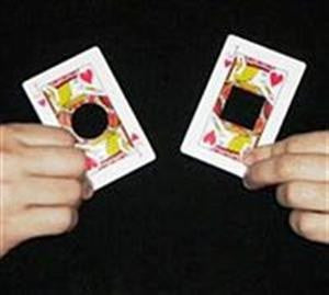 Square Circle Card transformation adairs - Titan Magic & Brain Busters Escape Rooms