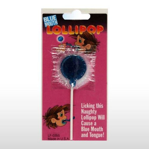 Blue Mouth Lollipop - Titan Magic & Brain Busters Escape Rooms