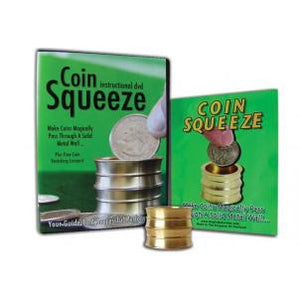 Brass Quarter Squeeze - Titan Magic & Brain Busters Escape Rooms