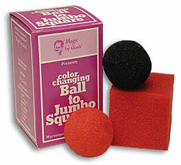 Color Changing Ball to Jumbo Square by Gosh - Titan Magic & Brain Busters Escape Rooms