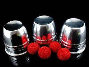 Cups and Balls Aluminum - Titan Magic & Brain Busters Escape Rooms
