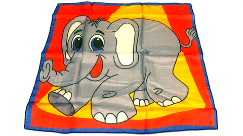 18 Inch Elephant Silk - Titan Magic & Brain Busters Escape Rooms