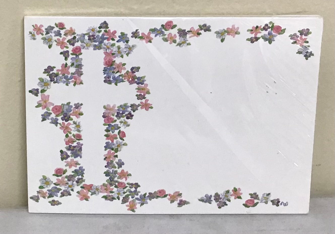 Flower Cross 4 3/4 x 6 3/4 Panel Cards