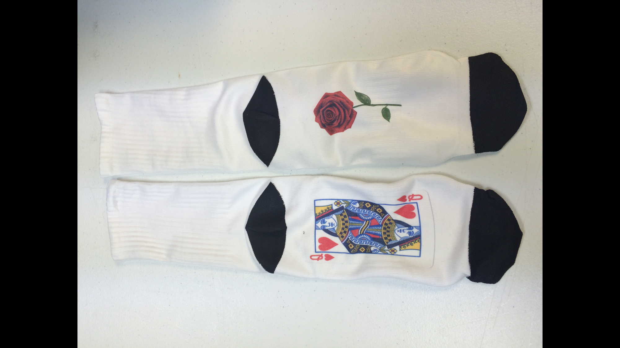Custom Printed You Name it! Socks Aka Sock-it-to-Them - Titan Magic & Brain Busters Escape Rooms