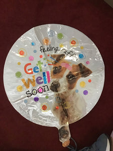 Get Well Soon Feeling Ruff Balloon
