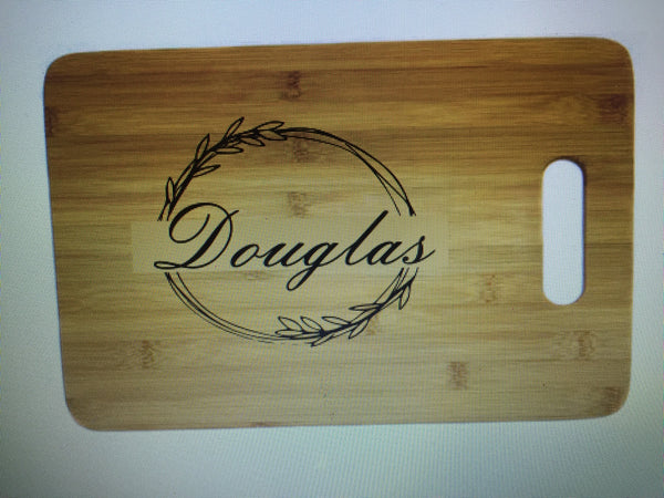 9x12 Custom Bamboo Cutting Board