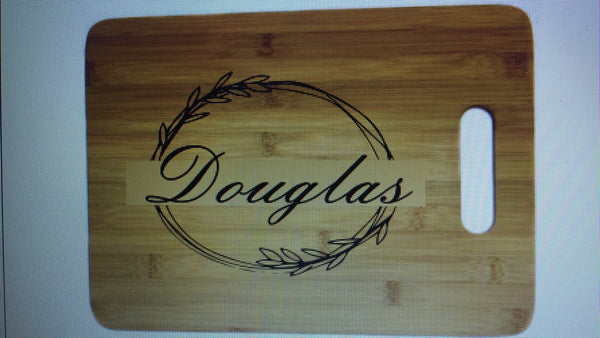 9x12 Custom Bamboo Cutting Board