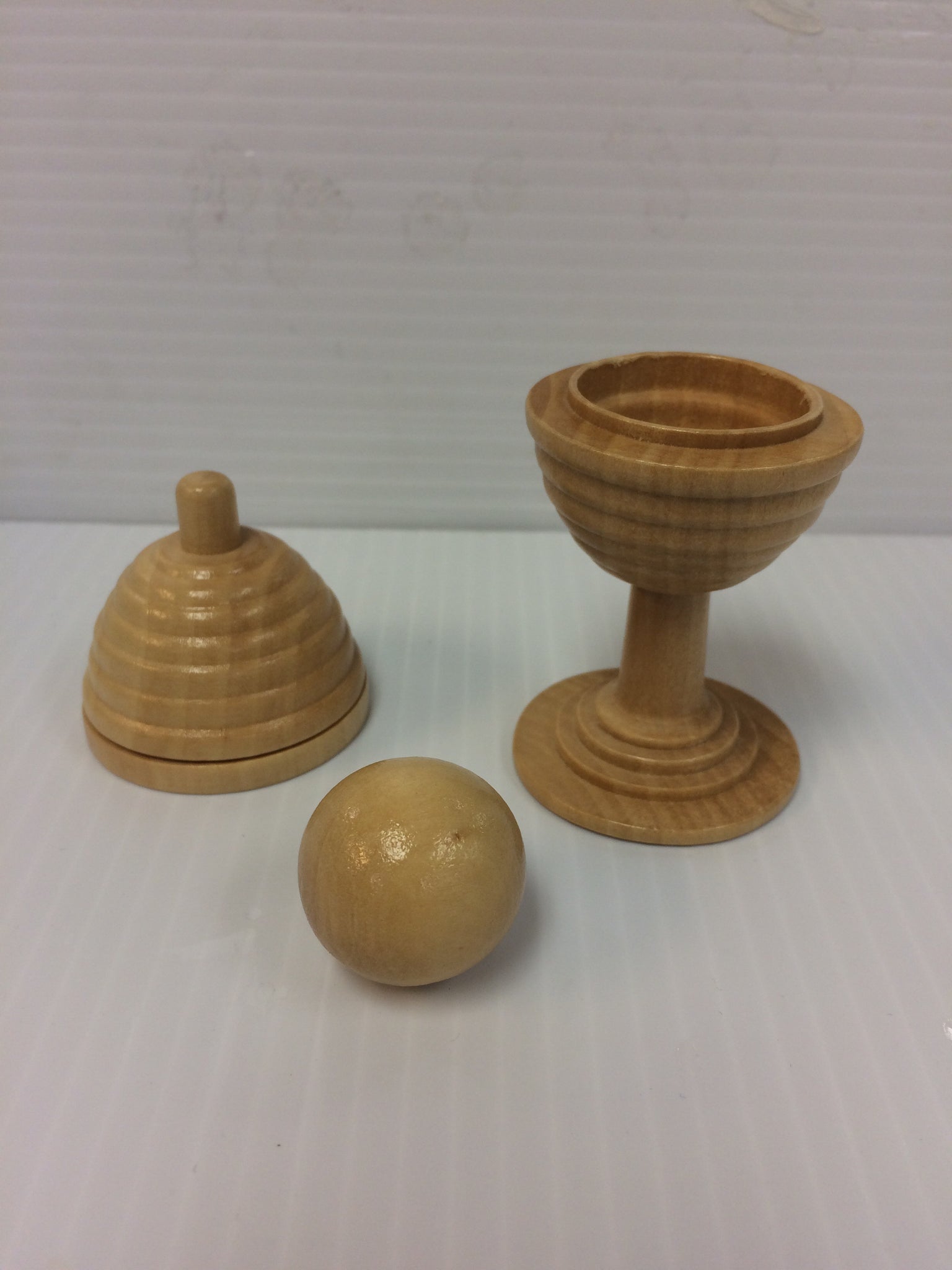 Wooden Ball and Vase - Titan Magic & Brain Busters Escape Rooms