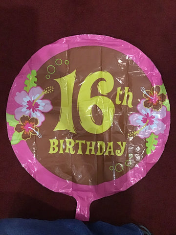16th Birthday Balloon