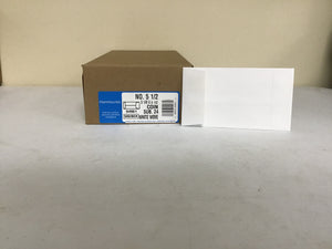 Printmaster Coin Envelopes 3 1/8 x 5 1/2 White Wove
