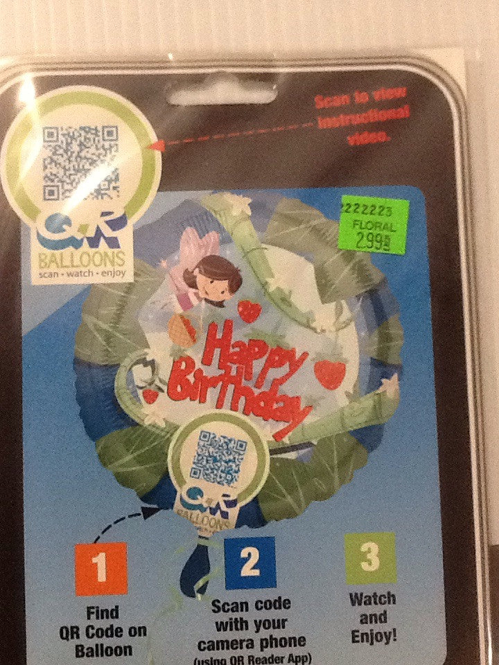 Happy birthday strawberry fairy balloon - Titan Magic & Brain Busters Escape Rooms