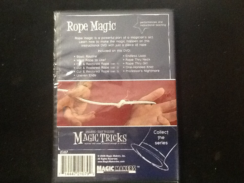 Rope Magic dvd - Titan Magic & Brain Busters Escape Rooms