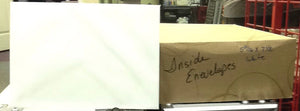 Inside 5 10/16” x 7 1/2” Invitation Envelopes White