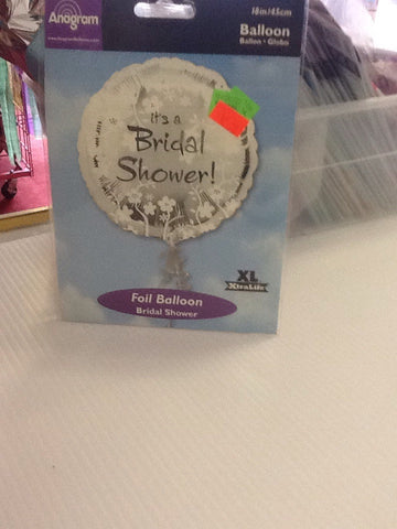 "It's a bridal shower" balloon - Titan Magic & Brain Busters Escape Rooms