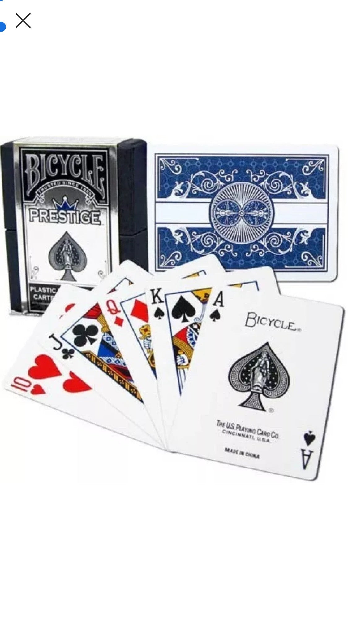 Red Bicycle Prestige Plastic Playing Cards - Titan Magic & Brain Busters Escape Rooms