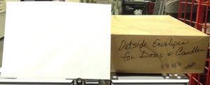 Outside 5 7/8” x 8 1/8” Invitation Envelopes White