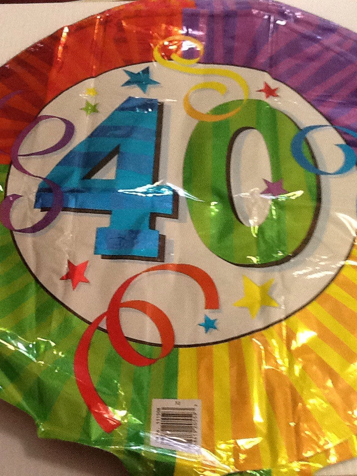 40 birthday balloon - Titan Magic & Brain Busters Escape Rooms