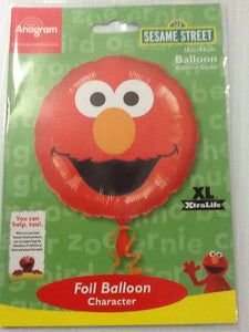 Sesame Street Elmo balloon - Titan Magic & Brain Busters Escape Rooms
