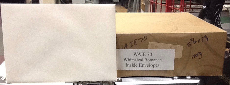 Inside 5 5/16” x 7 5/8” Invitation Envelopes Ivory