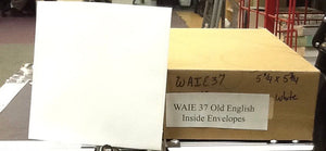 Inside 5 3/4” x 5 3/4” Invitation Envelopes White