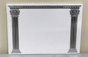 Silver Pillar 4 3/4 x 6 3/4 Panel Cards