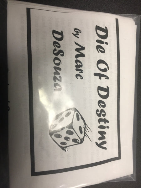 Die of Destiny by Marc Desouza - Titan Magic & Brain Busters Escape Rooms