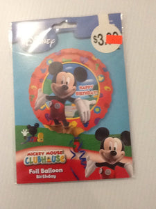 Disney Mickey Mouse club house happy birthday balloon - Titan Magic & Brain Busters Escape Rooms