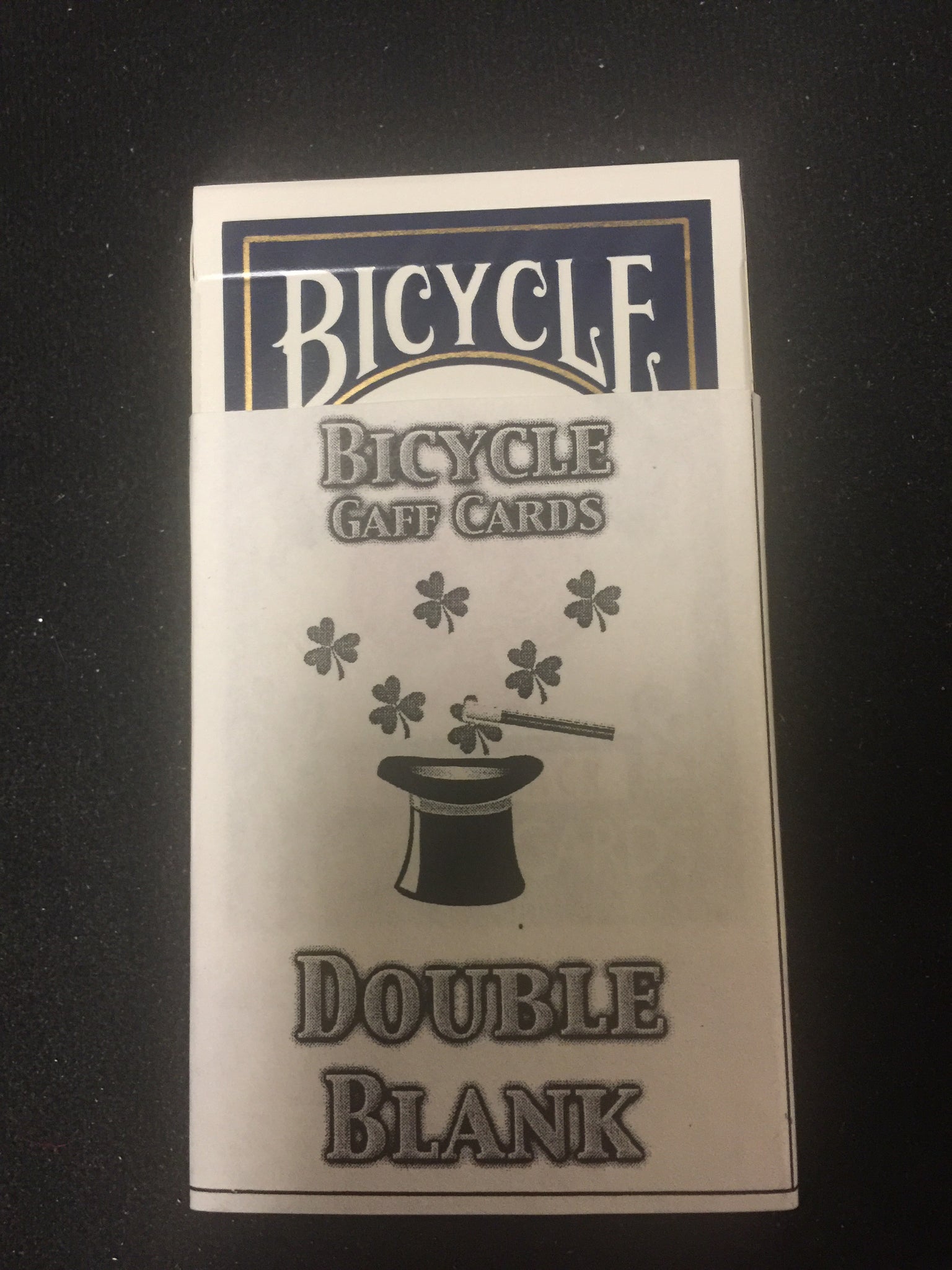 Double Blank Bicycle Cards gaff magic trick - Titan Magic & Brain Busters Escape Rooms