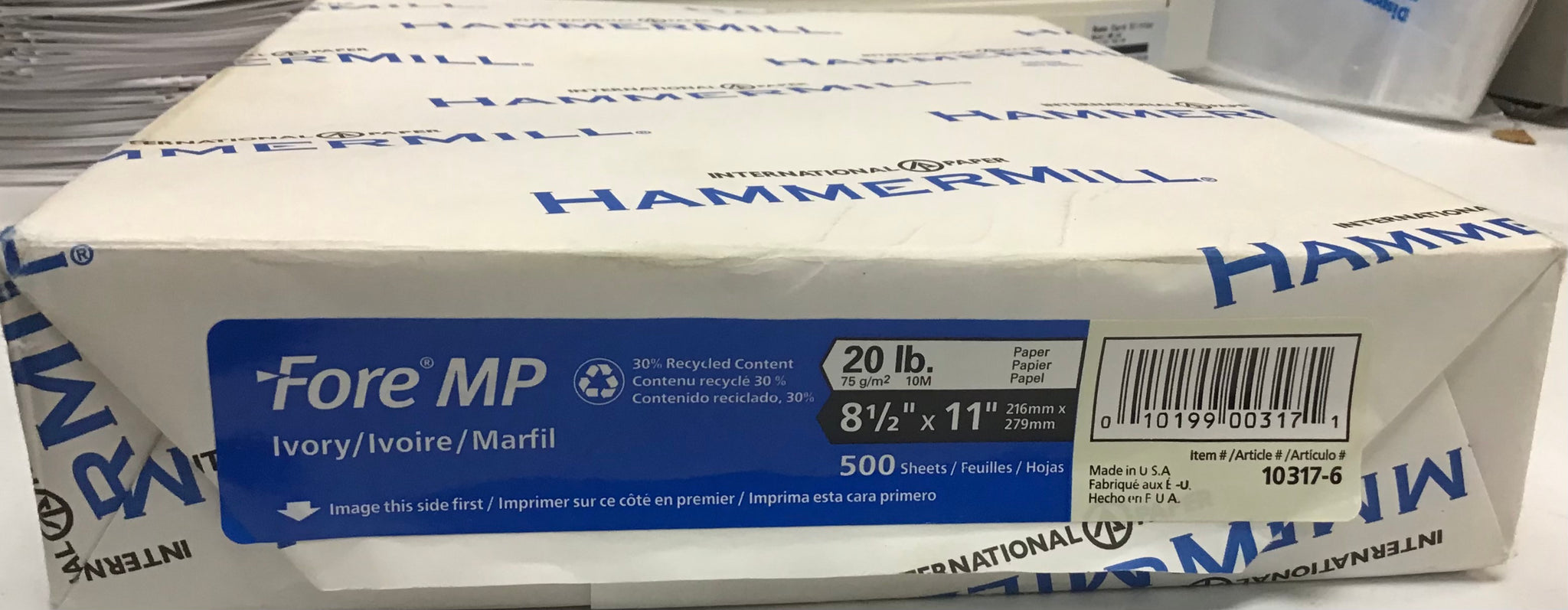 Hammermill Paper 8 1/2 x 11 Ivory