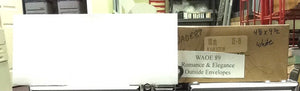 Outside 4 1/8” x 9 1/2” Invitation Envelopes White
