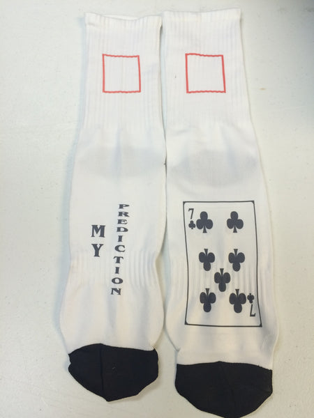 Custom Printed You Name it! Socks Aka Sock-it-to-Them - Titan Magic & Brain Busters Escape Rooms
