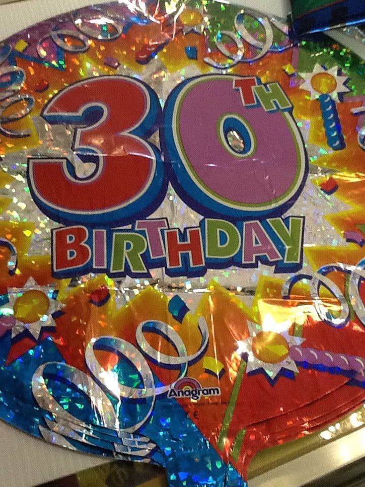 30th birthday balloon - Titan Magic & Brain Busters Escape Rooms