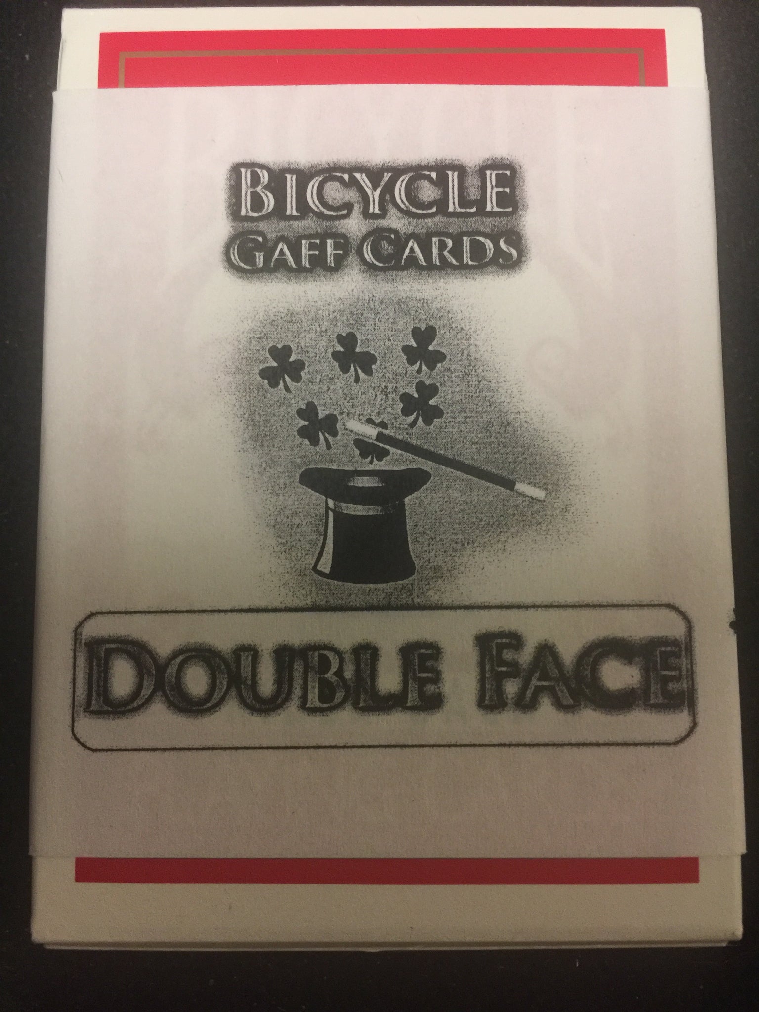 Bicycle Double Face Gaff cards - Titan Magic & Brain Busters Escape Rooms