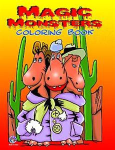 Magic Coloring Book - Cute Monster - Titan Magic & Brain Busters Escape Rooms