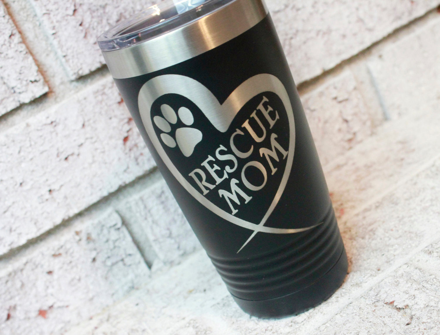 Custom Laser Etched Coated Tumbler - Titan Magic & Brain Busters Escape Rooms