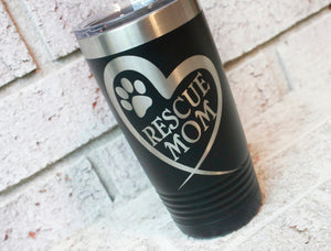 Custom Laser Etched Coated Tumbler - Titan Magic & Brain Busters Escape Rooms