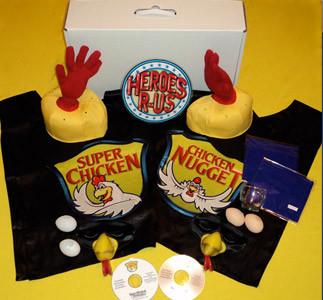 Super Chicken Extra Crispy with Carrying ATA Case by Barry Mitchell - Titan Magic & Brain Busters Escape Rooms