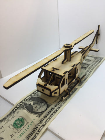 Wooden  Helicopter Kit